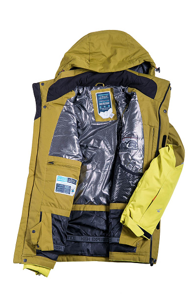 Мужская горнолыжная Куртка High Experience Хаки, 6980245