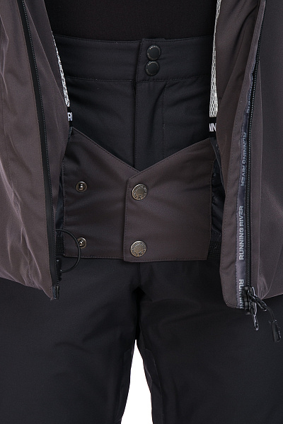 Мужская горнолыжная Куртка Running River Темно-серый, 827879