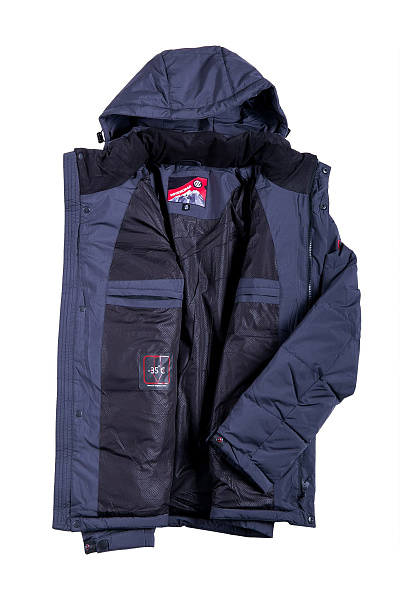 Мужской зимний Пуховик WHS Серый, 8783131