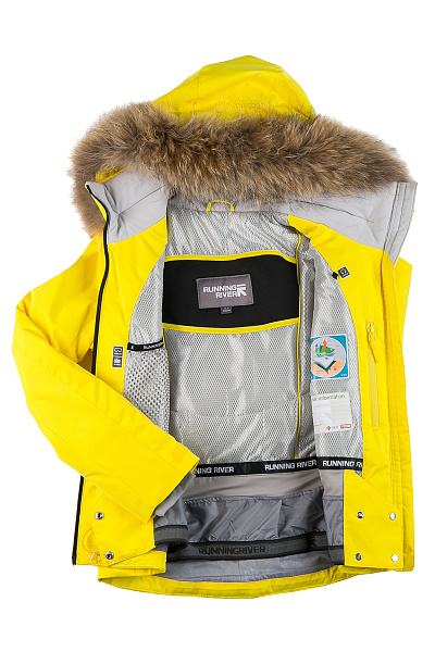 Женская горнолыжная Куртка Running River Желтый, 827882