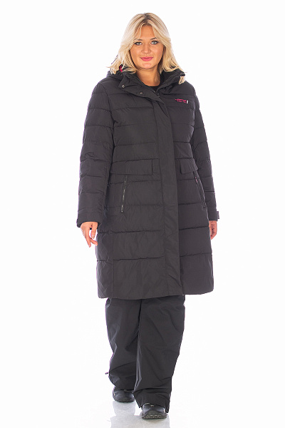 Женский зимний Пуховик Lafor Черный, 76703