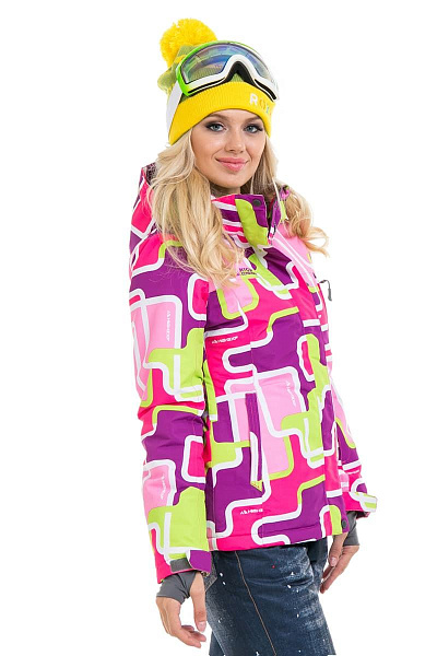 Женская горнолыжная Куртка High Experience Фиолетовый, 6980143