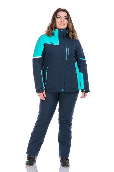 Женский горнолыжный Костюм High Experience Бирюзовый, 6980327K1