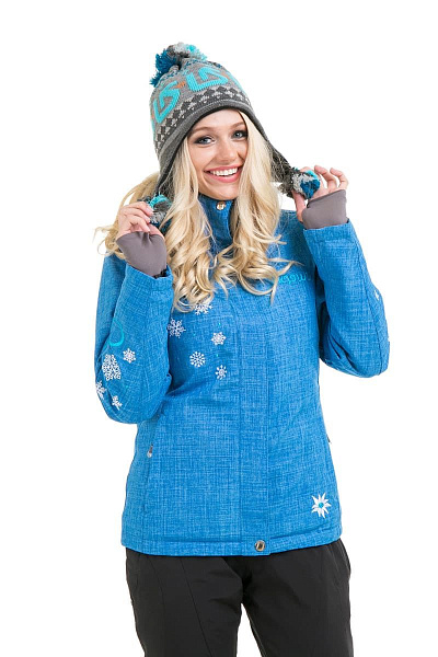 Женская горнолыжная Куртка Bujiwu Голубой, 66873