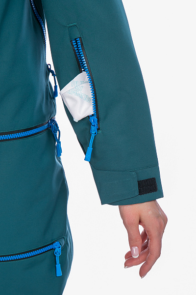 Женский горнолыжный Комбинезон Running River Бирюзовый, 827895