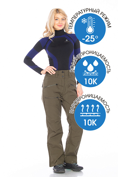 Штаны WHS Хаки, 8783417