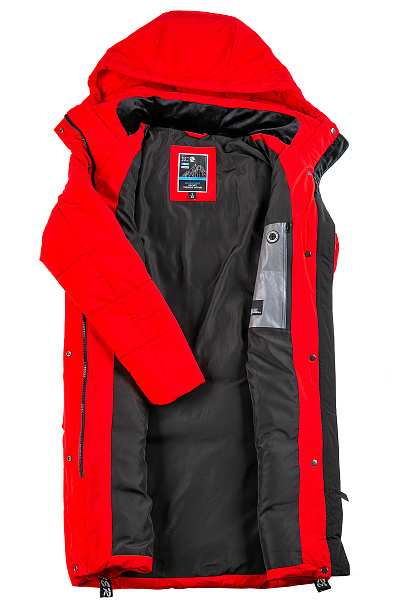 Пуховик WHS Красный, 8783503