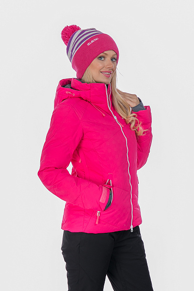 Женский горнолыжный Пуховик Running River Малиновый, 827867