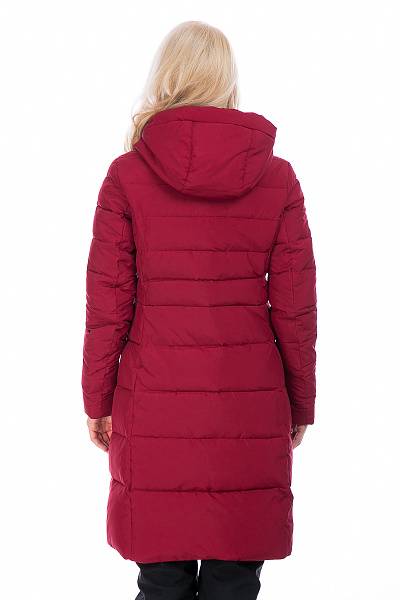 Женский зимний Пуховик WHS Бордовый, 8783205