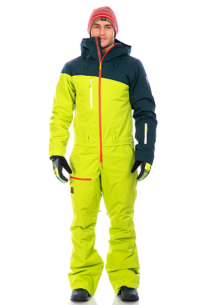 Мужской горнолыжный Комбинезон Running River Салатовый, 827837