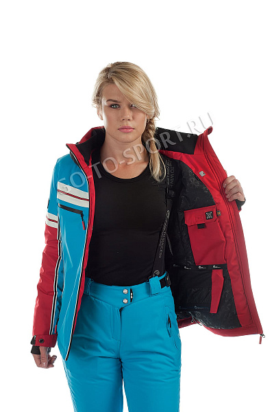 Женская горнолыжная Куртка WHS Голубой, 878316