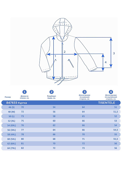 Куртка Tisentele Хаки, 847633