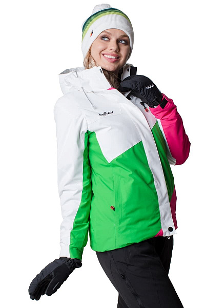 Женская горнолыжная Куртка Bujiwu Белый, 66871