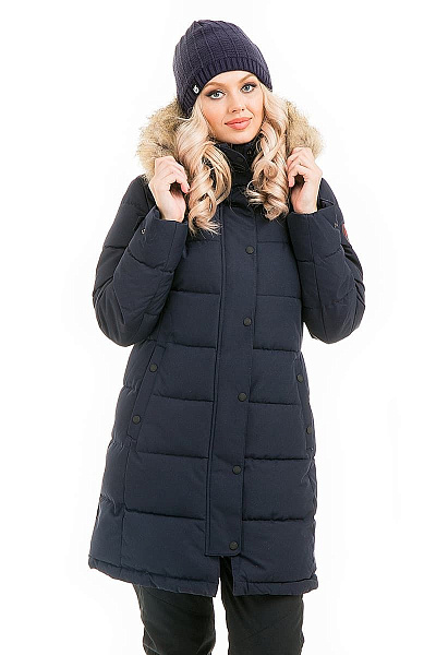 Женский зимний Пуховик WHS Синий, 878382