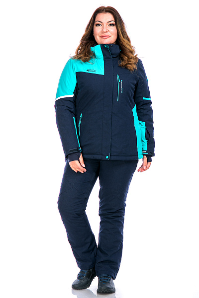 Женская горнолыжная Куртка High Experience Бирюзовый, 6980327