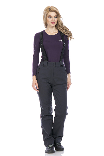 Женские горнолыжные Штаны WHS Темно-серый, 8783316