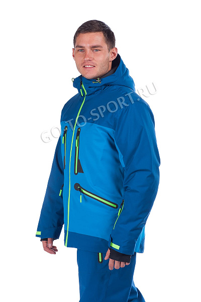Мужская горнолыжная Куртка WHS Синий, 878356