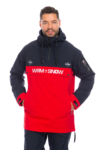 Мужской горнолыжный Анорак WHS Красный, 8783354