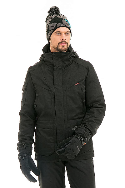 Мужская зимняя Парка WHS Черный, 878387