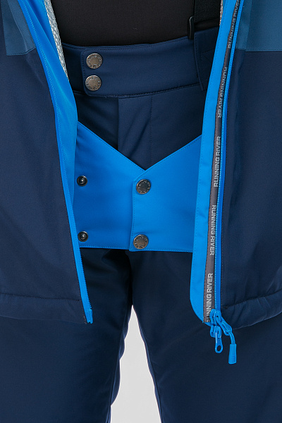 Мужская горнолыжная Куртка Running River Голубой, 827890