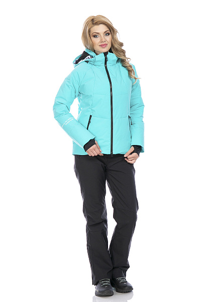 Женский горнолыжный Пуховик WHS Бирюзовый, 8783311