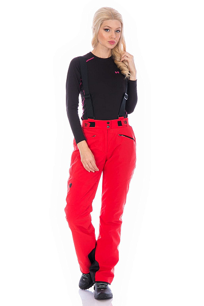 Женские горнолыжные Штаны WHS Красный, 8783163