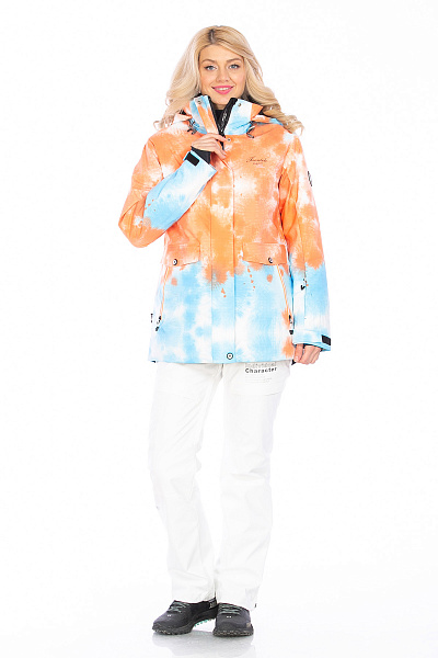 Женский горнолыжный Костюм Tisentele Коралловый, 847610K2