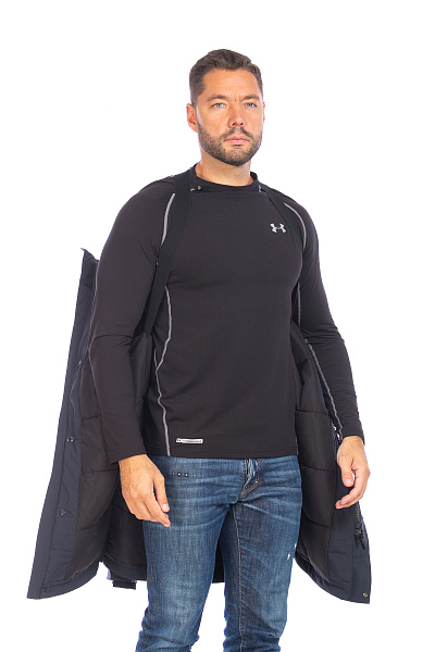 Парка WHS Темно-серый, 8783456