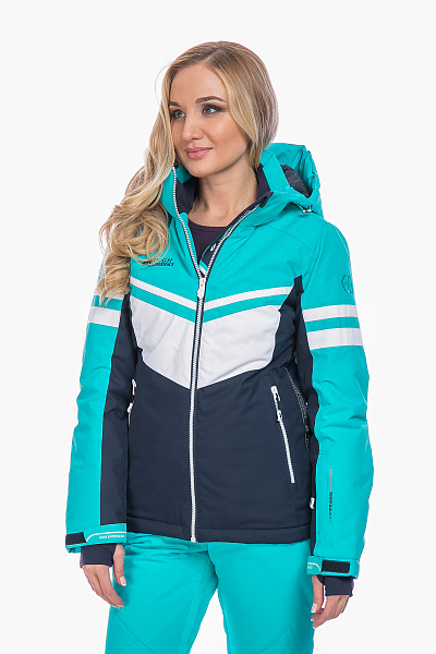 Женская горнолыжная Куртка High Experience Бирюзовый, 6980398