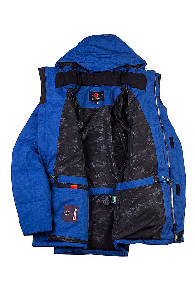 Мужской зимний Пуховик WHS Синий, 878377