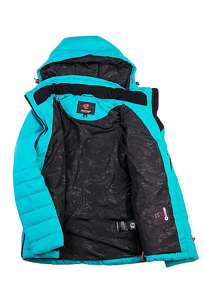 Женский зимний Пуховик WHS Голубой, 878372