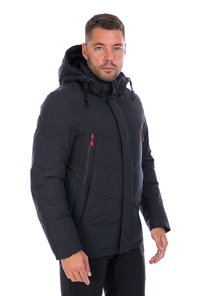 Мужской зимний Пуховик WHS Темно-серый, 8783184