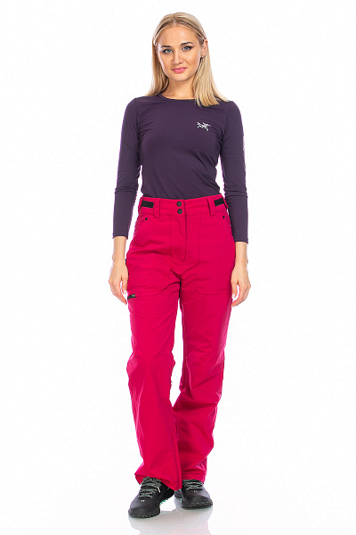 Женские горнолыжные Штаны WHS Малиновый, 8783344