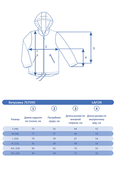 Ветровка Lafor Хаки, 767090