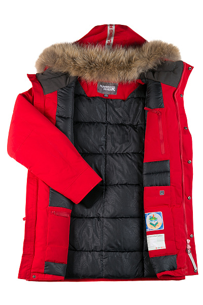 Мужская зимняя Парка Running River Красный, 827886