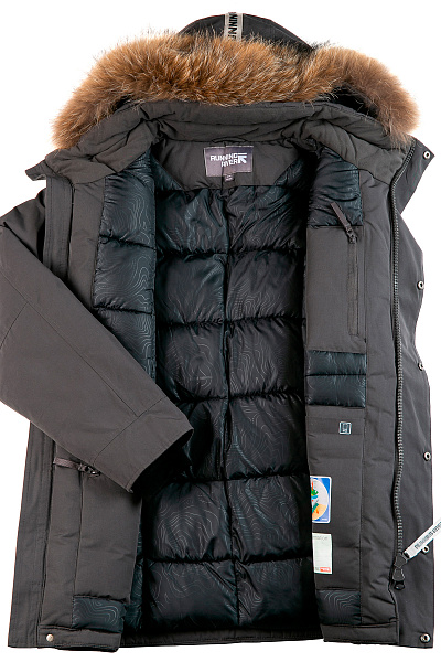 Мужской зимний Костюм Running River Серый, 827886K1