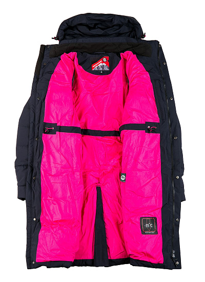 Женский зимний Пуховик WHS Темно-синий, 8783156