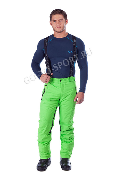 Мужские горнолыжные Штаны WHS Салатовый, 878336