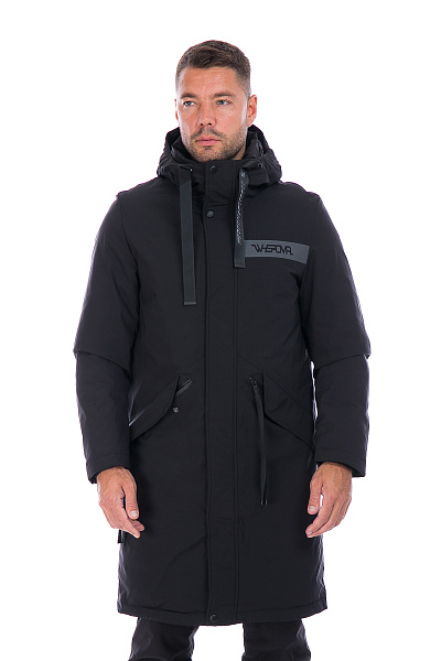 Мужская зимняя Парка WHS Черный, 8783183
