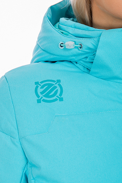 Женский горнолыжный Пуховик WHS Бирюзовый, 8783188