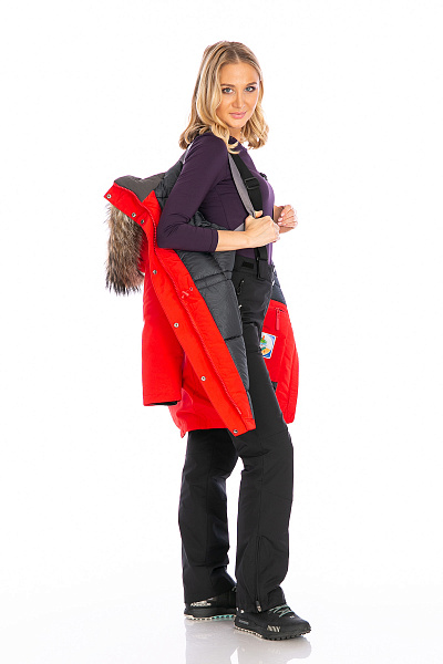 Женская зимняя Парка Running River Красный, 827884