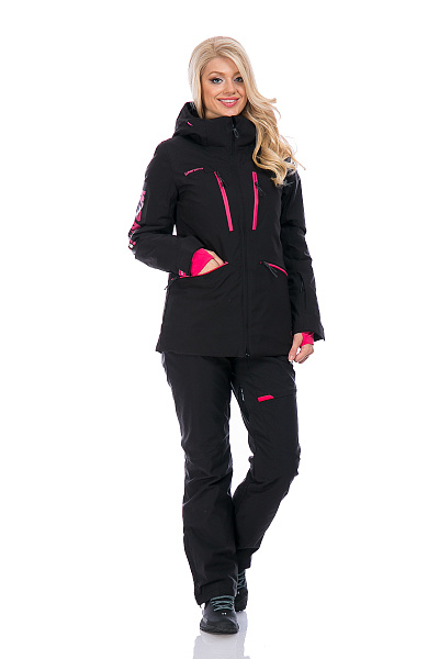 Женская горнолыжная Куртка WHS Черный, 8783237
