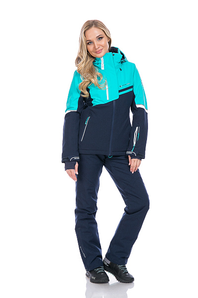 Женский горнолыжный Костюм High Experience Бирюзовый, 6980310K1