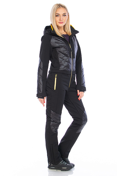 Женский горнолыжный Комбинезон WHS Черный, 8783369