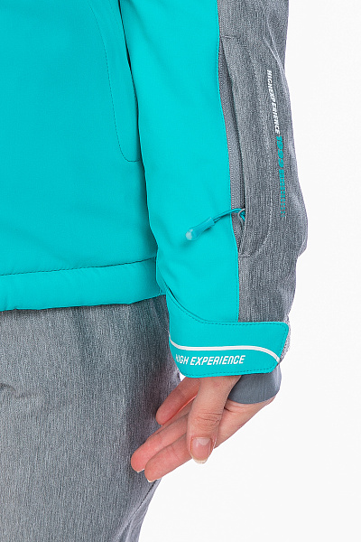 Женская горнолыжная Куртка High Experience Бирюзовый, 6980308