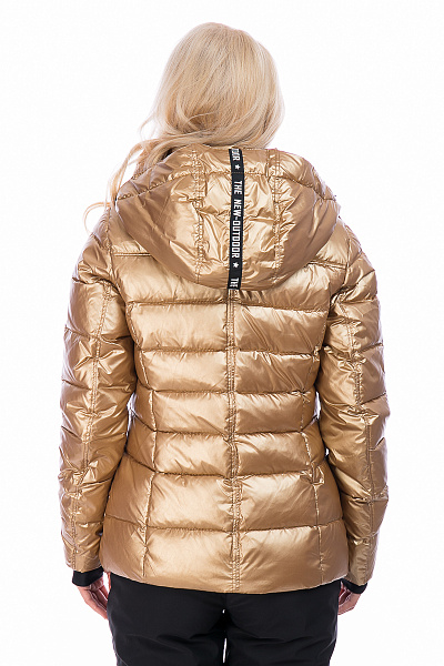 Женский зимний Пуховик WHS Желтый, 8783213