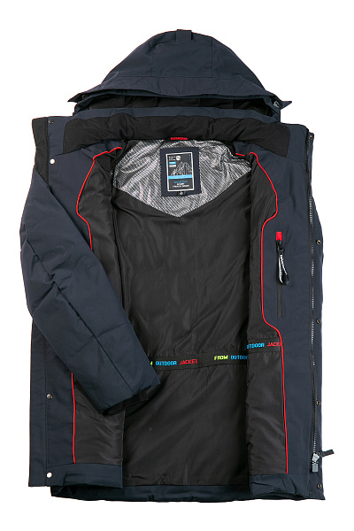 Пуховик WHS Темно-синий, 8783345