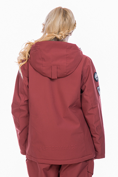 Женская горнолыжная Куртка High Experience Бордовый, 6980322