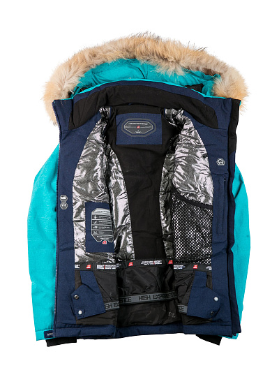 Женская горнолыжная Куртка High Experience Бирюзовый, 6980289