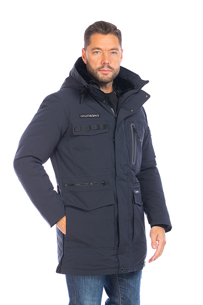 Парка WHS Темно-синий, 8783456